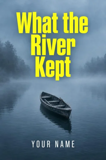 What the River Kept &mdash; a thriller novel cover designed by BookNova AI